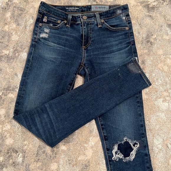 AG The Legging Ankle Patchwork Jeans - Picture 8 of 14